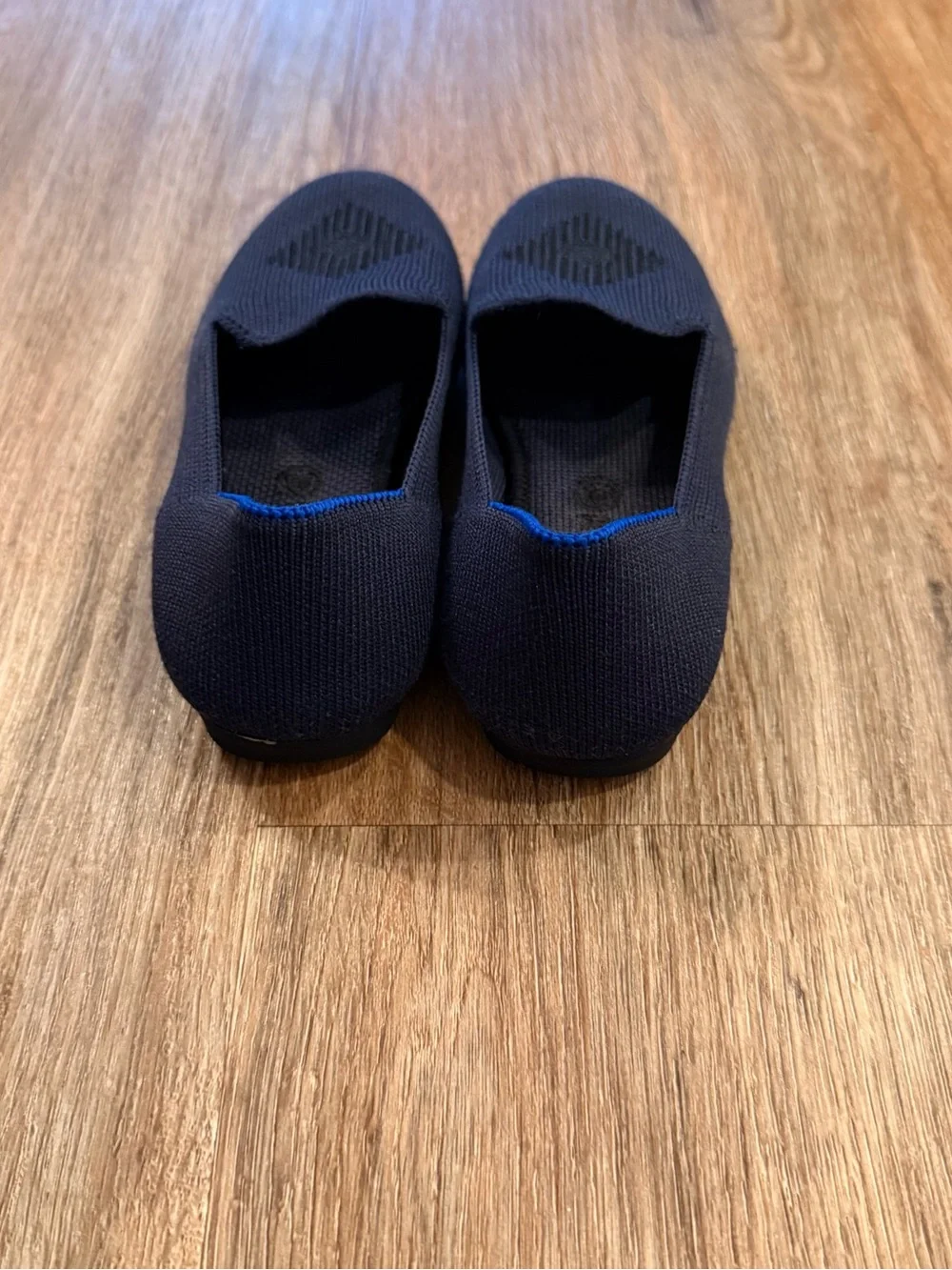 Rothy's Kids Shoes Loafers Navy Blue Washable Eco Friendly Preppy Classic Sz 12